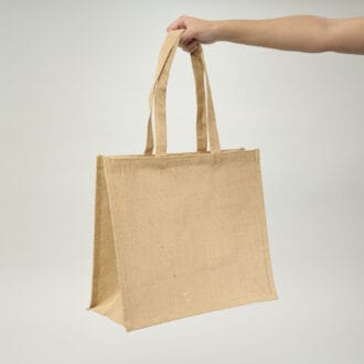 Bolsa de yute con asa plana | 35x40x17 (cm)