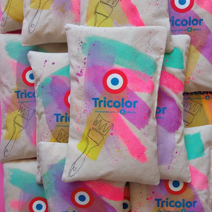 Guatero tricolor personalizado regalo corporativo empresas Chile