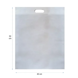 Bolsa Tnt ( Tela No Tejida) «40X50» Troquel (3Kg. Máx.) Ecológica colores